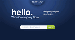 Desktop Screenshot of icarrysafely.com