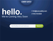 Tablet Screenshot of icarrysafely.com